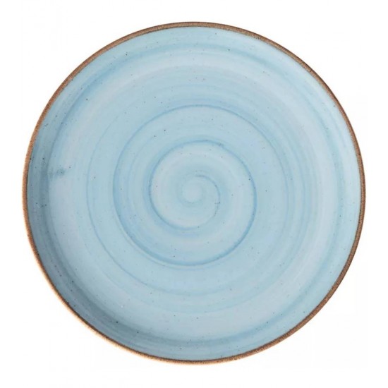 Prato 27,7cm Raso Ceramica Corona Caoba Azul